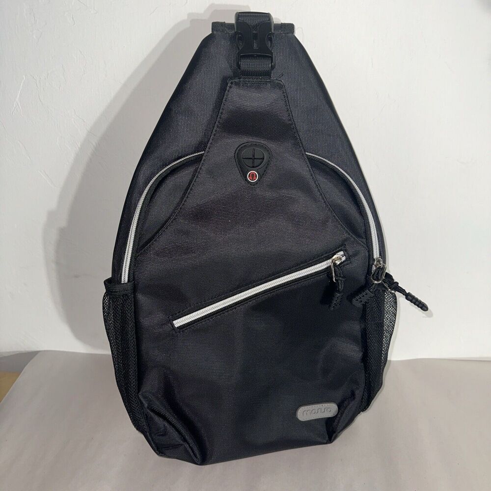 Mosiso Sling Backpack Crossbody Shoulder Bag For Travel Hiking Daypack Zipper